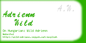 adrienn wild business card